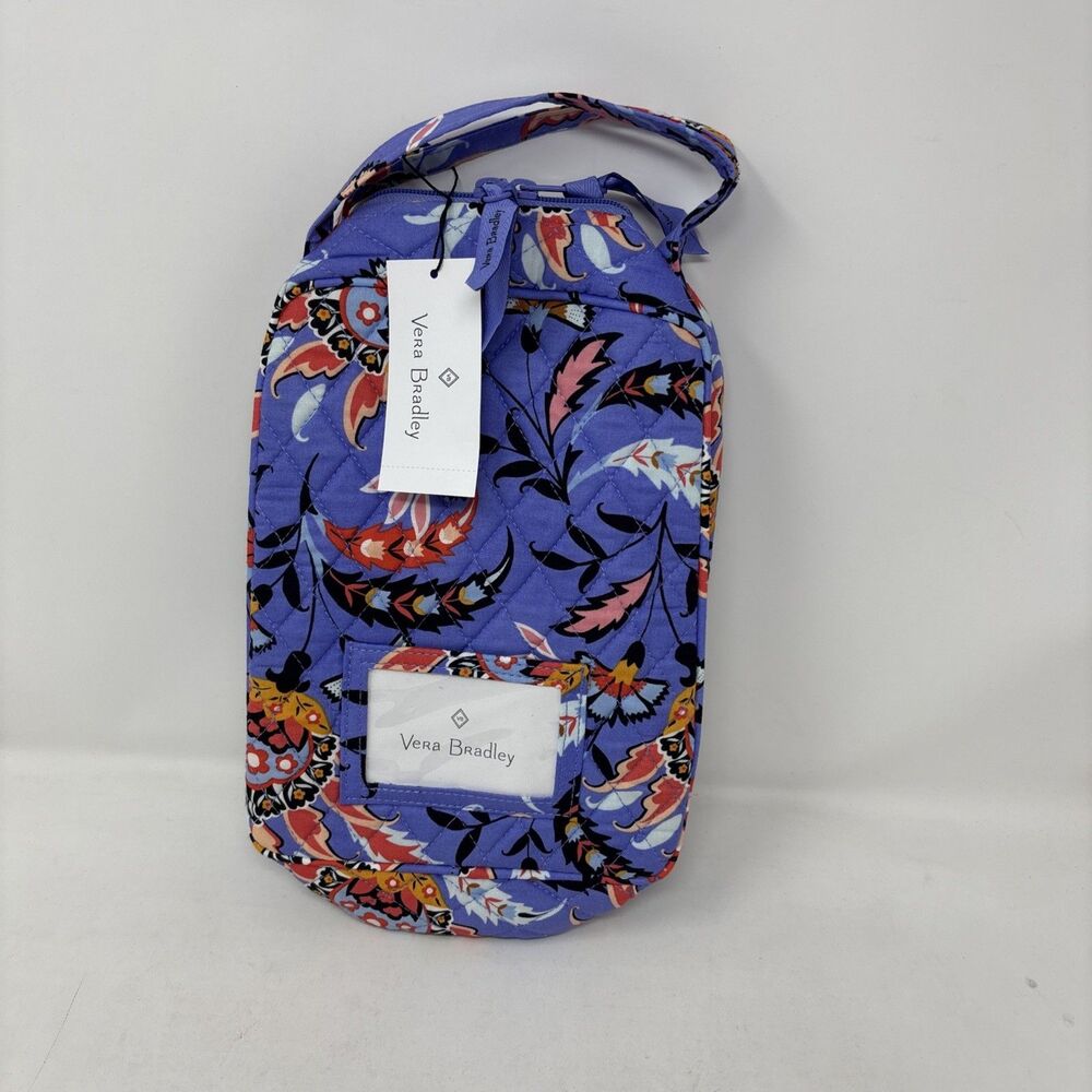 Vera Bradley Lunch Bag Mural Garden New Purple Authentic Floral NWT
